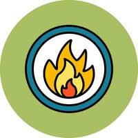 Flammable Vector Icon