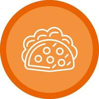 Beef Tacos Vector Icon Design