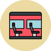 icono de vector de asiento