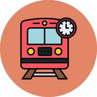 Train Times Vector Icon