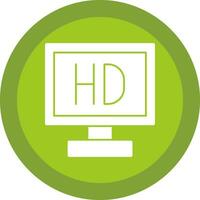 Video display Vector Icon Design