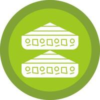 Chicken Quesadilla Vector Icon Design