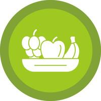 Fruit Salad Vector Icon Design