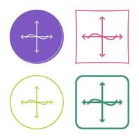 Unique Graph Vector Icon