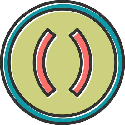 Parenthesis Vector Icon