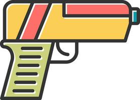 icono de vector de pistola