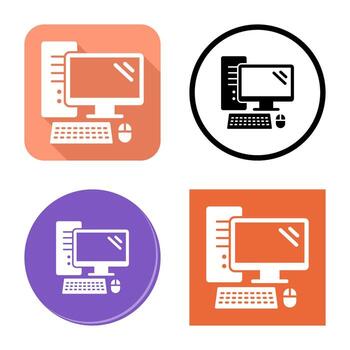 Computer Vector Icon