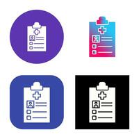 Medical Record Vector Icon