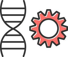 Genetic Vector Icon