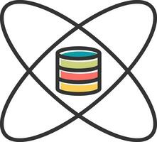 icono de vector de ciencia de datos