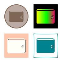 Unique Wallet Vector Icon