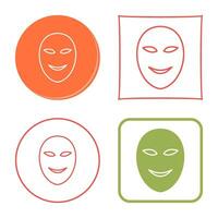 Ancient Face Mask Vector Icon