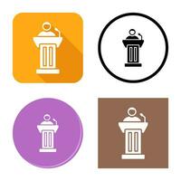 Podium Vector Icon