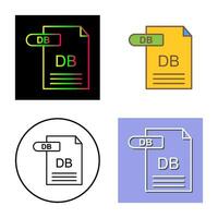 icono de vector de base de datos