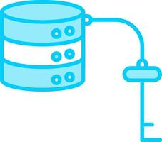 Key Value Database Vector Icon