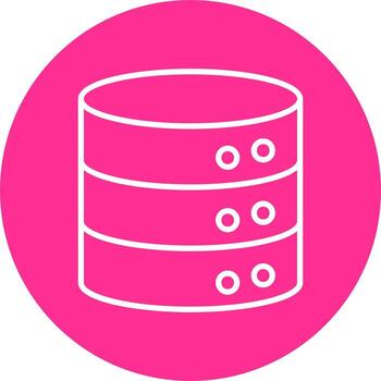 icono de vector de base de datos