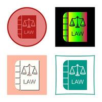 Law and Order Vector Icon