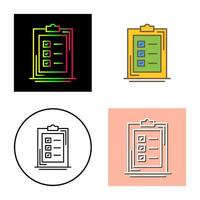 Checklist Vector Icon