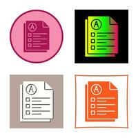 Exam Vector Icon