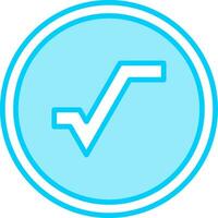 Square Root Vector Icon