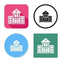 Library Building Vector Icon