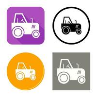 icono de vector de tractor