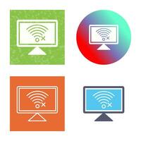Disconnected Network Vector Icon