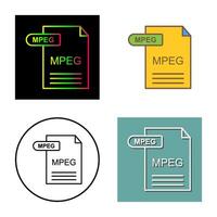 MPEG Vector Icon