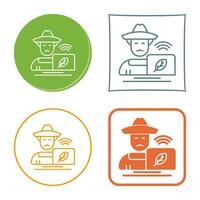 Farmer Vector Icon