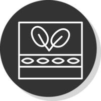 Spinach Lasagna Vector Icon Design