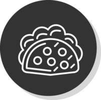 Beef Tacos Vector Icon Design