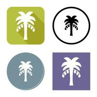 Coconut trees Vector Icon