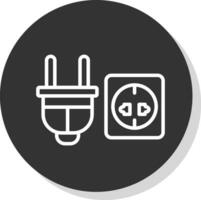 Power socket Vector Icon Design