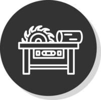 Sawmill Vector Icon Design