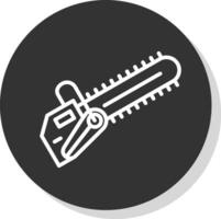 Chainsaw Vector Icon Design