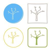 Tree with no Leaves Vector Icon