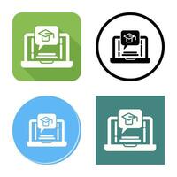 E Learning Vector Icon