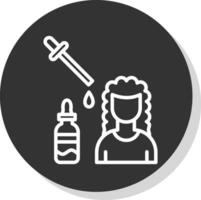 Hair Serum Vector Icon Design