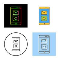 Unique Mobile Applications Vector Icon