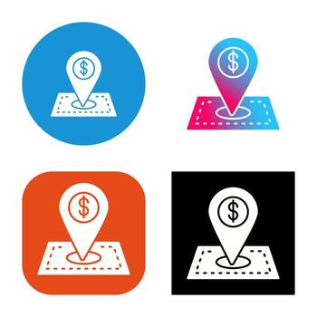 icono de vector de ubicación