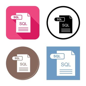 SQL Vector Icon