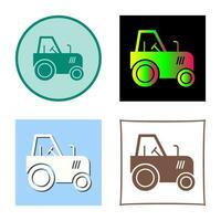 icono de vector de tractor