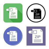 ZIP Vector Icon