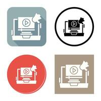 Video Marketing Vector Icon