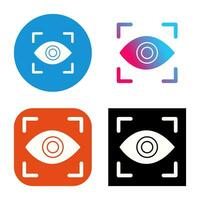 Eye Scan Vector Icon