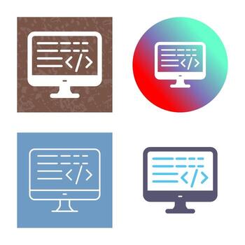 Coding Vector Icon