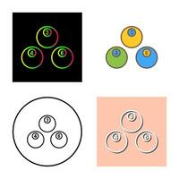 Unique Snooker Balls Vector Icon