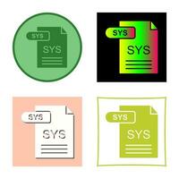 SYS Vector Icon