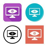 Unique Web Visibility Vector Icon