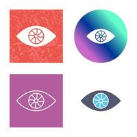 Unique Eye Vector Icon